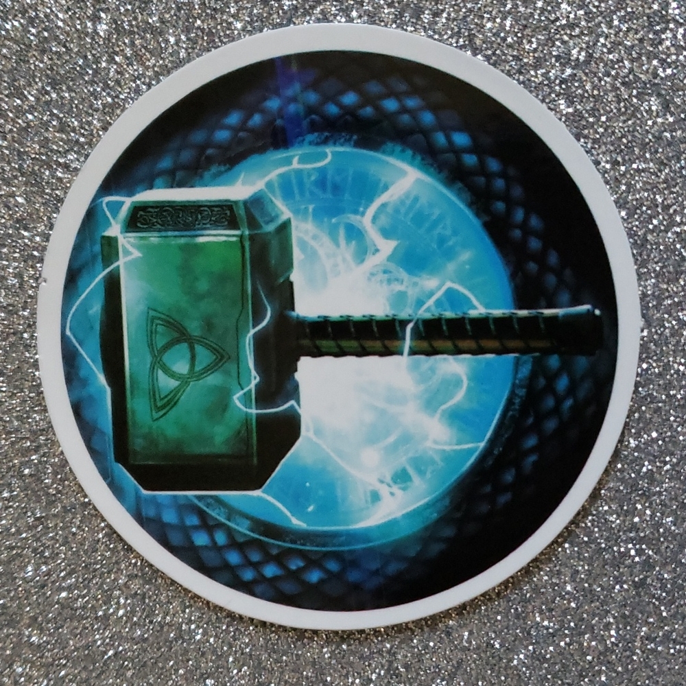 MARVEL Thor Avengers Waterproof Sticker Hammer